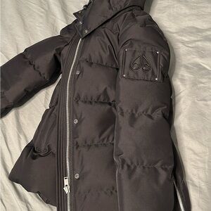 Moose Knuckles Black Puffer Jacket